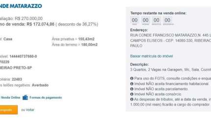 Casa para Venda em Ribeirão Preto, Campos Elíseos, 3 dormitórios, 1 banheiro, 2 vagas