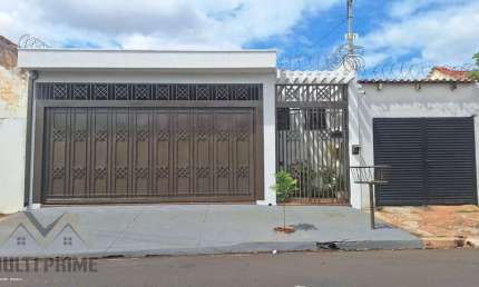 Casa para Venda em Ribeirão Preto, Vila Tibério, 3 dormitórios, 1 suíte, 1 banheiro, 3 vagas