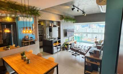 Apartamento com 2 vagas de garagem e porteira fechada