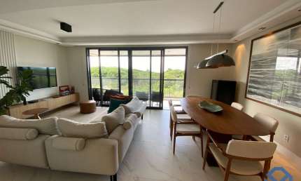 Apartamento à venda no Novo Campeche com 3 suítes e 2 vagas.