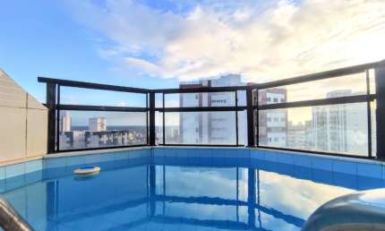 Cobertura na Pituba - 1 Quarto Mobiliado com Vista Mar - Piscina Privativa