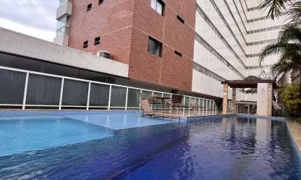 Quarto e Sala Mobiliado em Armação - Porteira Fechada - Varanda - Vista Mar
