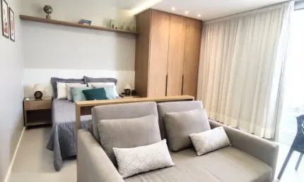 Aluguel no caminho das arvores - 1 quarto mobiliado - infra completa