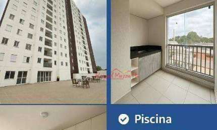 Apartamento com 2 dormitórios para alugar, 58 m² por R$ 3.669,47/mês - Nova Arujá - Arujá/SP