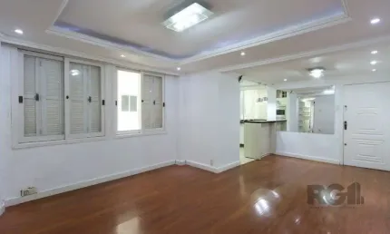 Apartamento semi-mobiliado, possui 3 dormitórios, sendo 1 suíte
