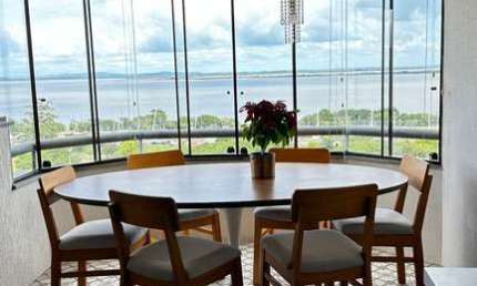 Apartamento com vista para o guaiba, 3 dormitórios com suite