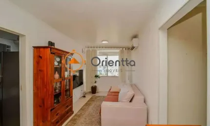 Apartamento com 74m², 3 dormitórios, sem mobília e sem vaga de garagem.