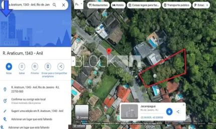 Terreno à venda na Rua Araticum, --, Anil, Rio de Janeiro