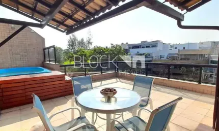 Recreio dos Bandeirantes | Cobertura 3 quartos, sendo 3 suites