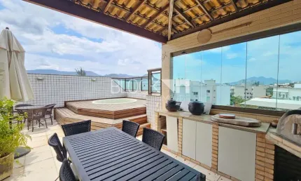 Recreio dos Bandeirantes | Cobertura 5 quartos, sendo 2 suites