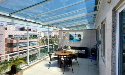 Recreio dos bandeirantes | cobertura 3 quartos, sendo 1 suite