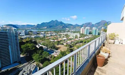 Barra da Tijuca | Cobertura 2 quartos, sendo 1 suite