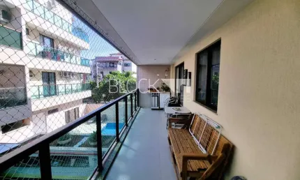 Recreio dos bandeirantes | apartamento 3 quartos, sendo 1 suite