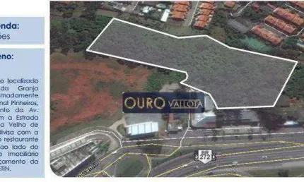 Terreno comercial à venda na Rua Antuérpia, Granja Viana, Cotia