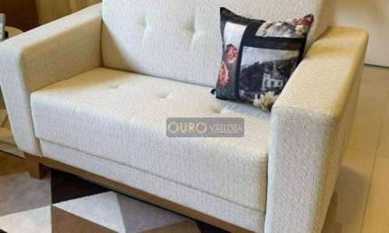 AP Anália Franco, 40m2, 100% mobiliado, 1 dormitório, 1 sala, sacada , 1 vaga coberta, lazer