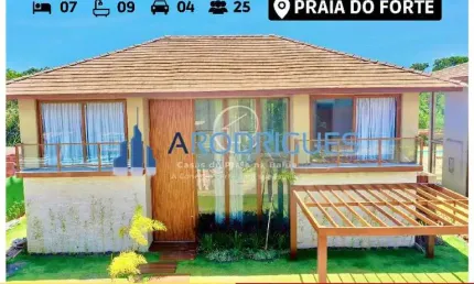 Casa em condomínio fechado com 7 quartos à venda na Praia do Forte, Mata de São João 