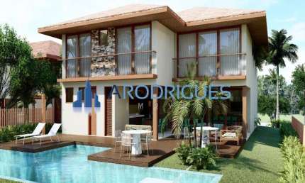 CASA DE LUXO À VENDA EM PRAIA DO FORTE NO CONDOMÍNIO PRAIA BELLA - 7 quartos, 7 suítes, 1 sala, 1 banheiro, 8 vagas de garagem, 451m² de área.