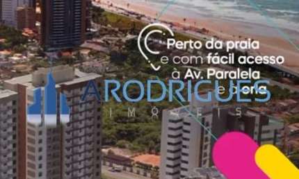 LANÇAMENTO DE EMPREENDIMENTO EM PATAMARES: Apartamento com 2 quartos, 1 sala, 2 banheiros, 1 vaga de garagem e 57,65 m² de área em Salvador-BA.
