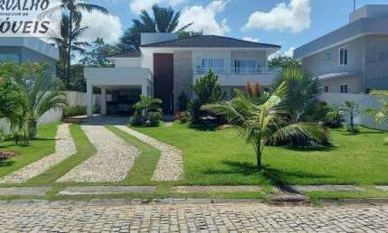 Casa em Condomínio para Venda em Camaçari, Busca Vida (abrantes), 4 dormitórios, 4 suítes, 6 banheiros, 2 vagas