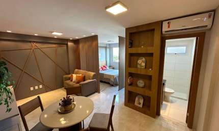 Apartamento para Venda em Lauro de Freitas, Pitangueiras, 1 dormitório, 1 banheiro, 1 vaga