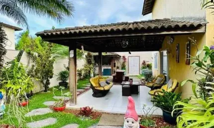Casa em condomínio para venda em lauro de freitas, vilas do atlântico, 3 dormitórios, 3 suítes, 5 banheiros, 2 vagas