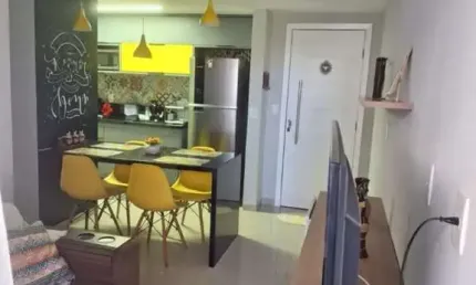 Apartamento para venda em lauro de freitas, centro, 2 dormitórios, 1 suíte, 2 banheiros, 1 vaga