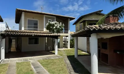 Casa em condomínio para venda em lauro de freitas, buraquinho, 4 dormitórios, 4 suítes, 6 banheiros, 2 vagas