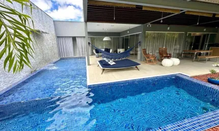 Casa em condomínio para venda em camaçari, busca vida (abrantes), 3 dormitórios, 3 suítes, 5 banheiros, 4 vagas