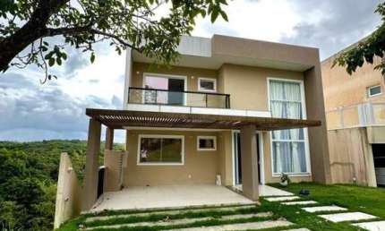 Casa em Condomínio para Venda em Camaçari, Alphaville (Abrantes), 4 dormitórios, 4 suítes, 5 banheiros, 4 vagas