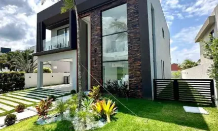 Casa em condomínio para venda em camaçari, alphaville i, 4 dormitórios, 4 suítes, 5 banheiros, 4 vagas