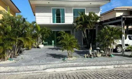 Casa em condomínio para venda em lauro de freitas, buraquinho, 4 dormitórios, 4 suítes, 5 banheiros, 4 vagas
