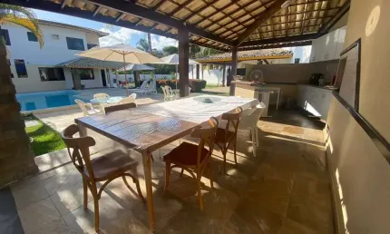 Casa em condomínio para venda em lauro de freitas, vilas do atlântico, 4 dormitórios, 4 suítes, 6 banheiros, 4 vagas