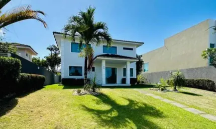 Casa em Condomínio para Locação em Camaçari, Alphaville (Abrantes), 4 dormitórios, 4 suítes, 5 banheiros, 4 vagas