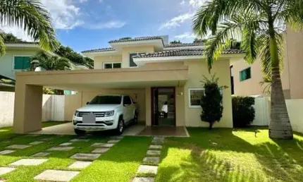 Casa em condomínio para venda em camaçari, alphaville (abrantes), 4 dormitórios, 3 suítes, 4 banheiros, 4 vagas