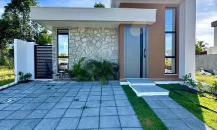 Casa em condomínio para venda em camaçari, catu de abrantes (abrantes), 3 dormitórios, 1 suíte, 2 banheiros, 2 vagas