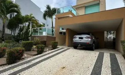 Casa em condomínio para venda em camaçari, alphaville (abrantes), 4 dormitórios, 4 suítes, 5 banheiros, 4 vagas