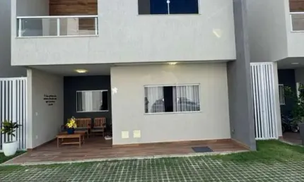 Casa em condomínio para venda em lauro de freitas, buraquinho, 4 dormitórios, 4 suítes, 5 banheiros, 2 vagas