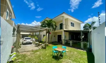 Casa em condomínio para venda em lauro de freitas, buraquinho, 4 dormitórios, 3 suítes, 4 banheiros, 2 vagas