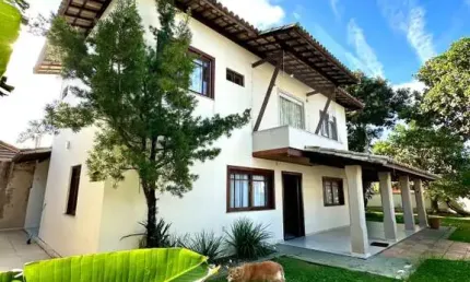 Casa em condomínio para venda em camaçari, busca vida (abrantes), 4 dormitórios, 2 suítes, 4 banheiros, 3 vagas