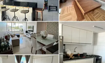Cobertura para venda em lauro de freitas, pitangueiras, 3 dormitórios, 1 suíte, 2 banheiros, 2 vagas