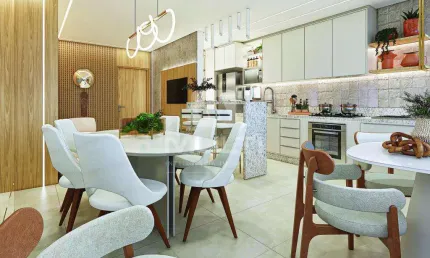 Apartamento com 2 quartos à venda no Santa Mônica, Uberlândia  por R$ 437.633