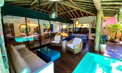 Imóvel de luxo em condomínio à venda em Maresias, São Sebastião-SP: 4 quartos, 4 suítes, 3 salas, 5 banheiros, 3 vagas, 253m².