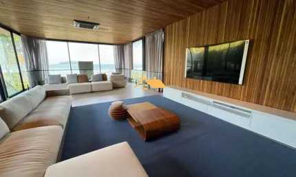 Casa em Condomínio de Luxo na Baleia, São Sebastião-SP: 6 Quartos, 6 Suítes, 3 Salas, 6 Banheiros, 3 Vagas e 400m² de Área. Venda ou Locação!