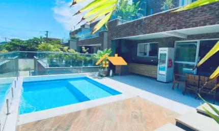 Casa em condomínio na praia de juquehy para temporada | 14 pessoas