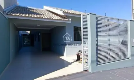 BAIXOU de R$320mil POR R$295mil! Bela casa nova no Jardim Madrid em Paiçandu, com ótima localização