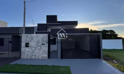 Casa nova à venda, linda arquitetura, com piscina em um bairro de alta valorização em Maringá? Entã