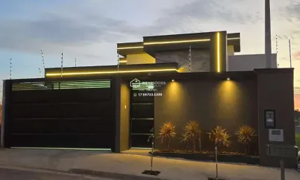 Casa para Venda em São José do Rio Preto, Setsul II, 3 dormitórios, 3 suítes, 4 banheiros, 2 vagas
