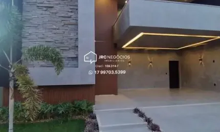 Casa em Condomínio para Venda em São José do Rio Preto, Quinta do Lago Blue Lagon, 3 dormitórios, 3 suítes, 5 banheiros, 4 vagas