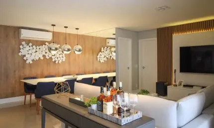 MARAVILHOSO apartamento no ESSENCE PRIME LIVING mobiliado para venda possui 124 m² com 3 suítes