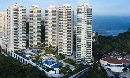 MARAVILHOSO apartamento no Condomínio TORTUGAS vista LIVRE para o MAR com 224 m² com 4 suítes
